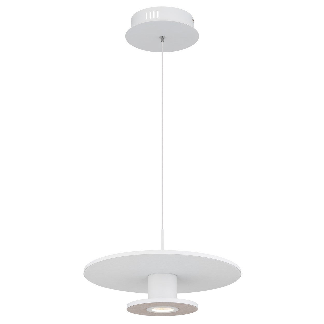 Lampada A Sospensione Moderna A Globo - Cromata, LED 48W 4000K - 820x160x1200 Mm - 3