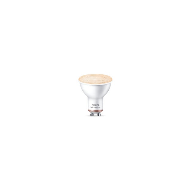 Ampoule LED spot connectée PHILIPS - WIZ - EyeComfort - dimmable - 4,7W - 345 lumens - GU10 - 93209