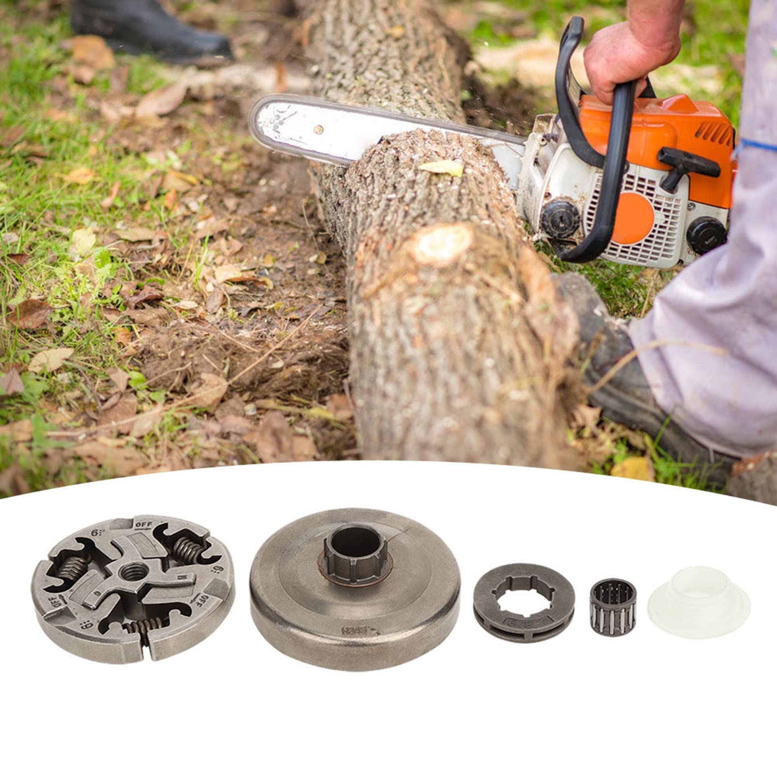 Kit Tamburo Frizione Compatibile 3/8 8T 7T Pignone Compatibile Con