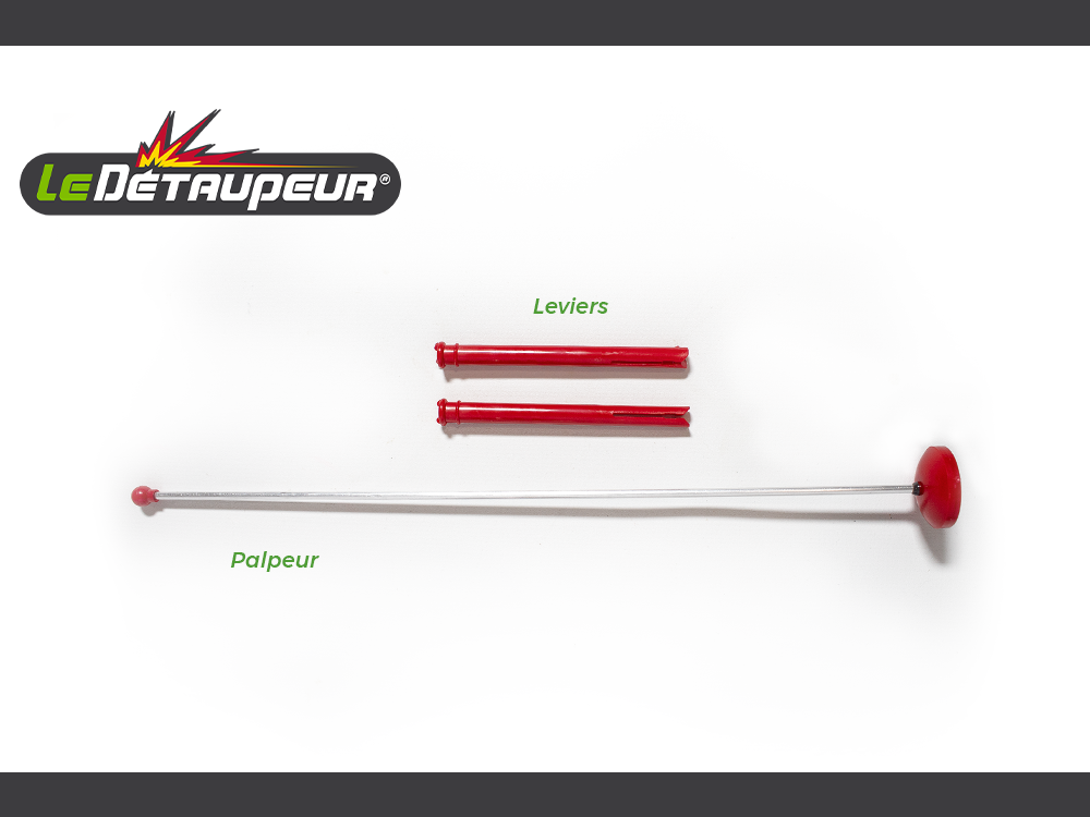 2 Kits Anti taupes & Campagnols - 4 Tiges + 2 Palpeurs Taupes et Pieges Anti Campagnols - Utilisable sous la Pluie et en Toute Sécurité - 2