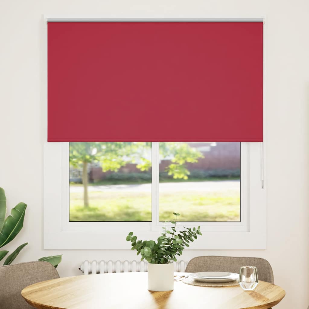 Roleta zaciemniająca Red 130x150 cm Szerokość tkaniny 126,6 cm vidaXL