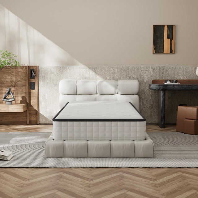 DEWINNER Matelas en Mousse à Mémoire de Forme 90x190 cm, 25 cm Épaisseur
