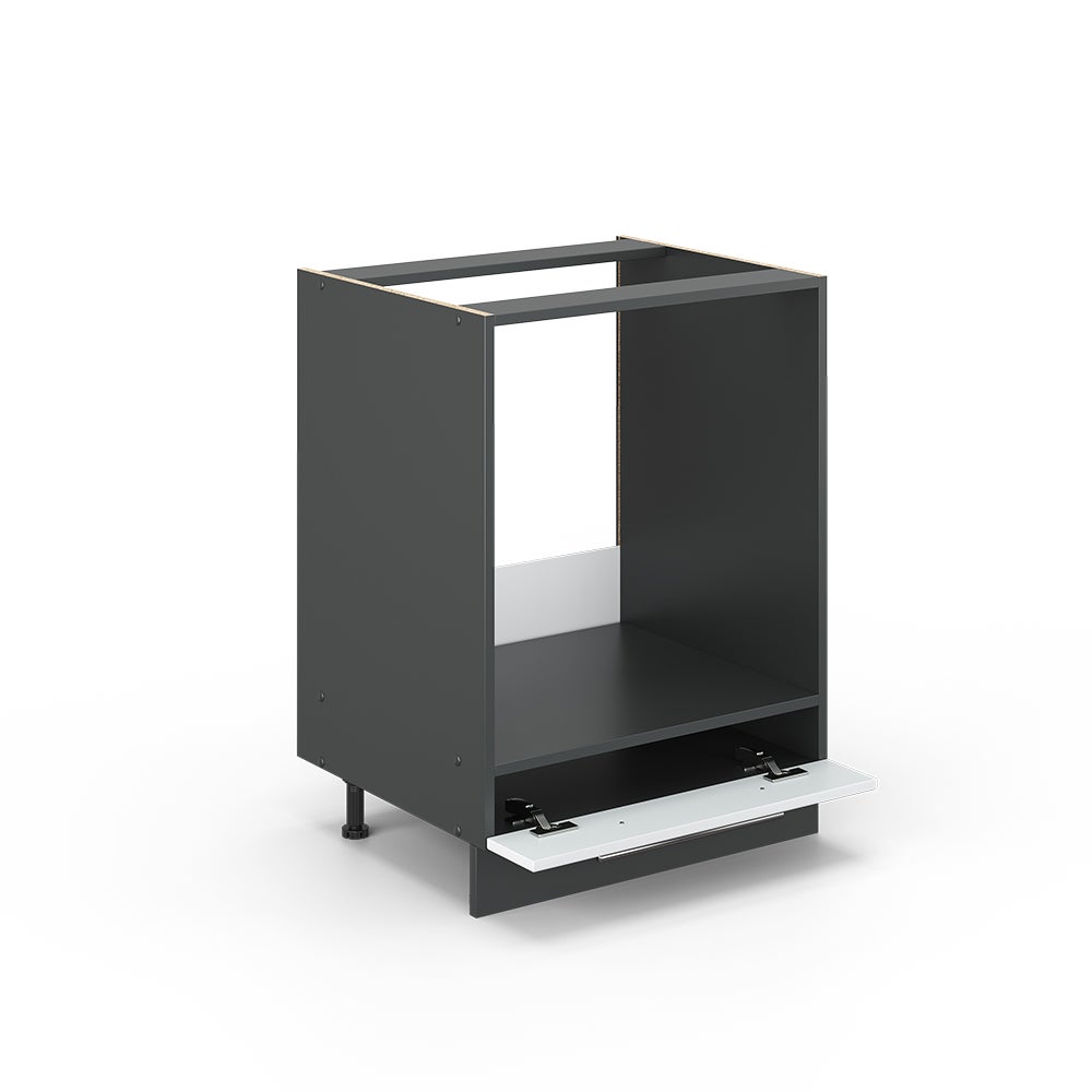 Vicco Meuble pour four Fame-Line, Blanc Haute brillance, 60cm sans PT - 4