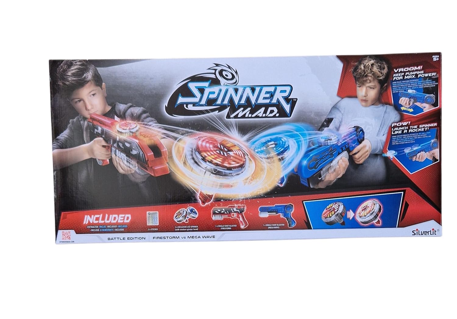 Silverlit Pack De Spinner Mad Duo Battle - Imagen 3