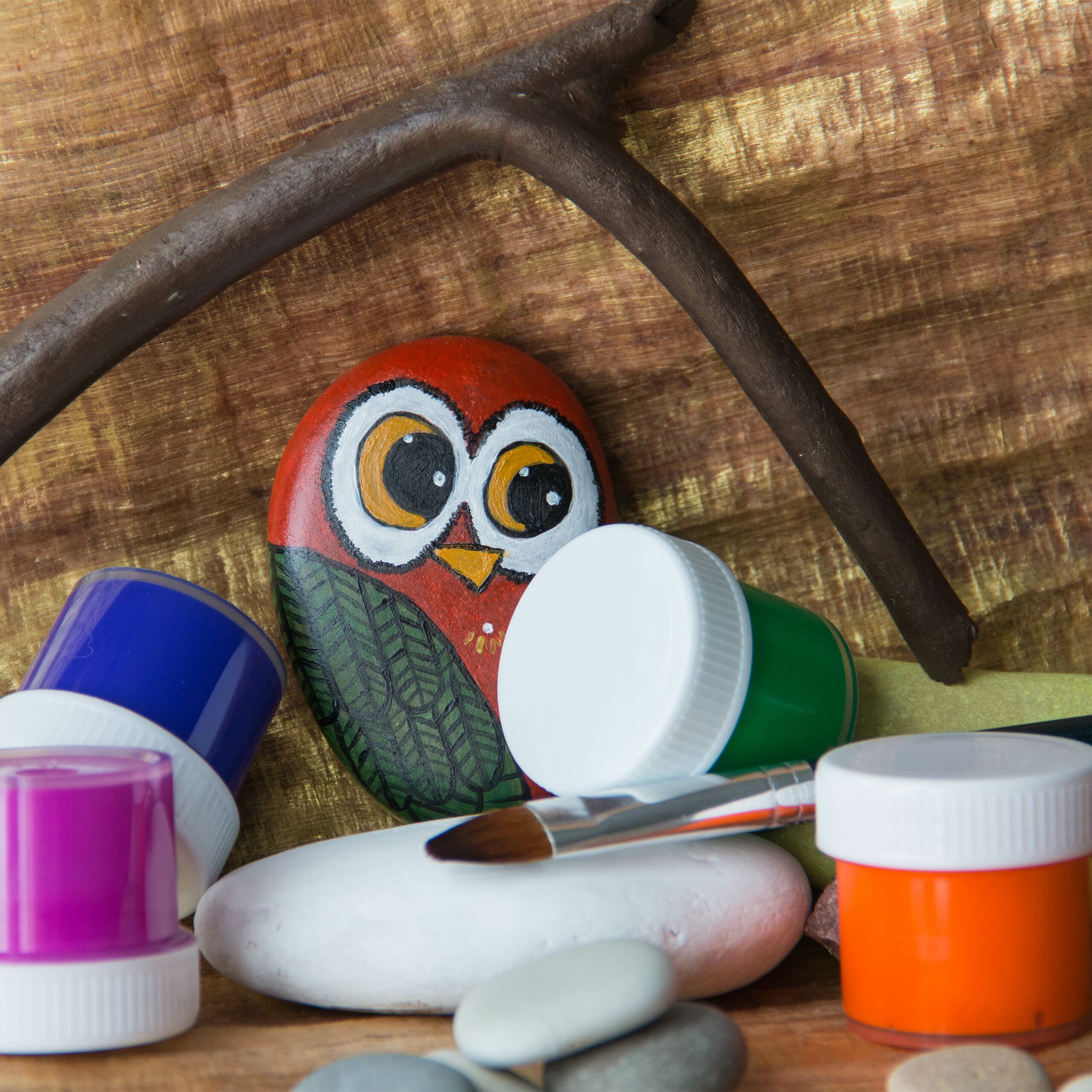 Relaxdays Sassi Piatti da Dipingere, 2 kg di Sassolini Decorativi, Pietre da Colorare, Ciottoli Giardino, Grigio Chiaro - 2