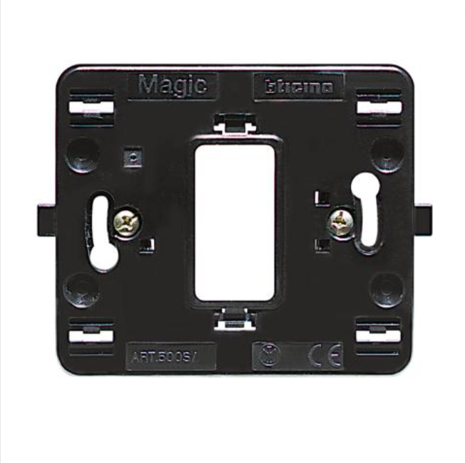Bticino Magic support 1 place boÃ®te ronde 500S/1 | Leroy Merlin
