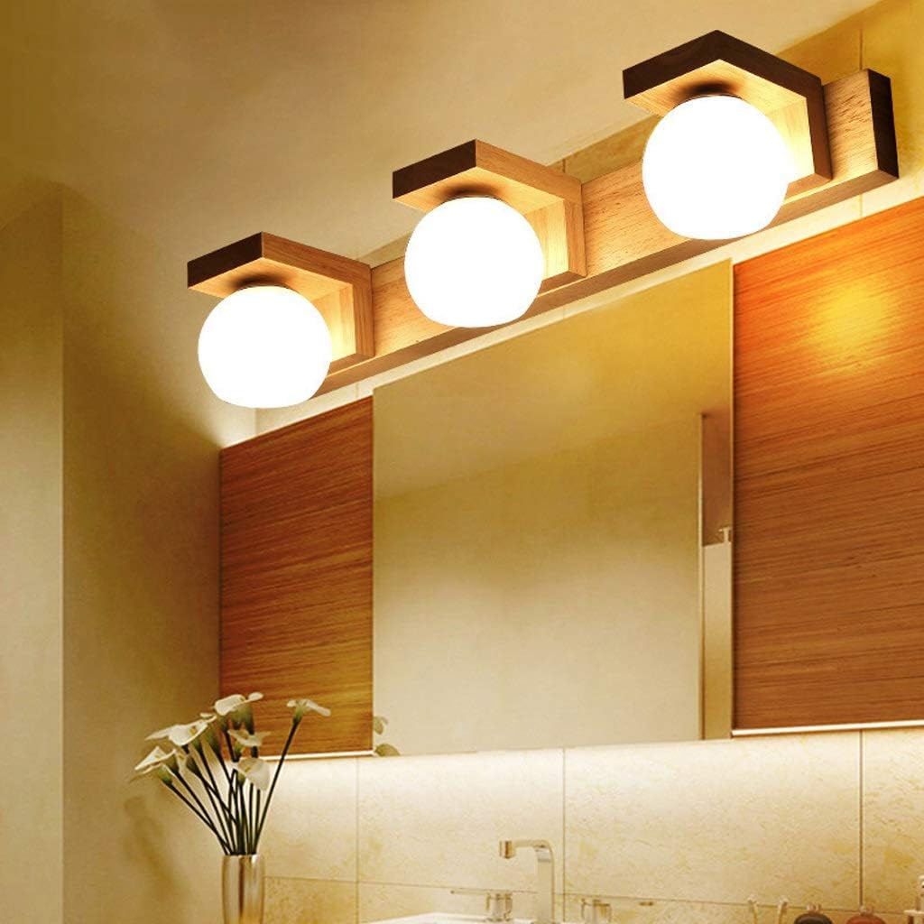 Applique da bagno a LED, illuminazione moderna per specchi da bagno, impermeabile e antiappannamento-220V-5W-luce calda - 3