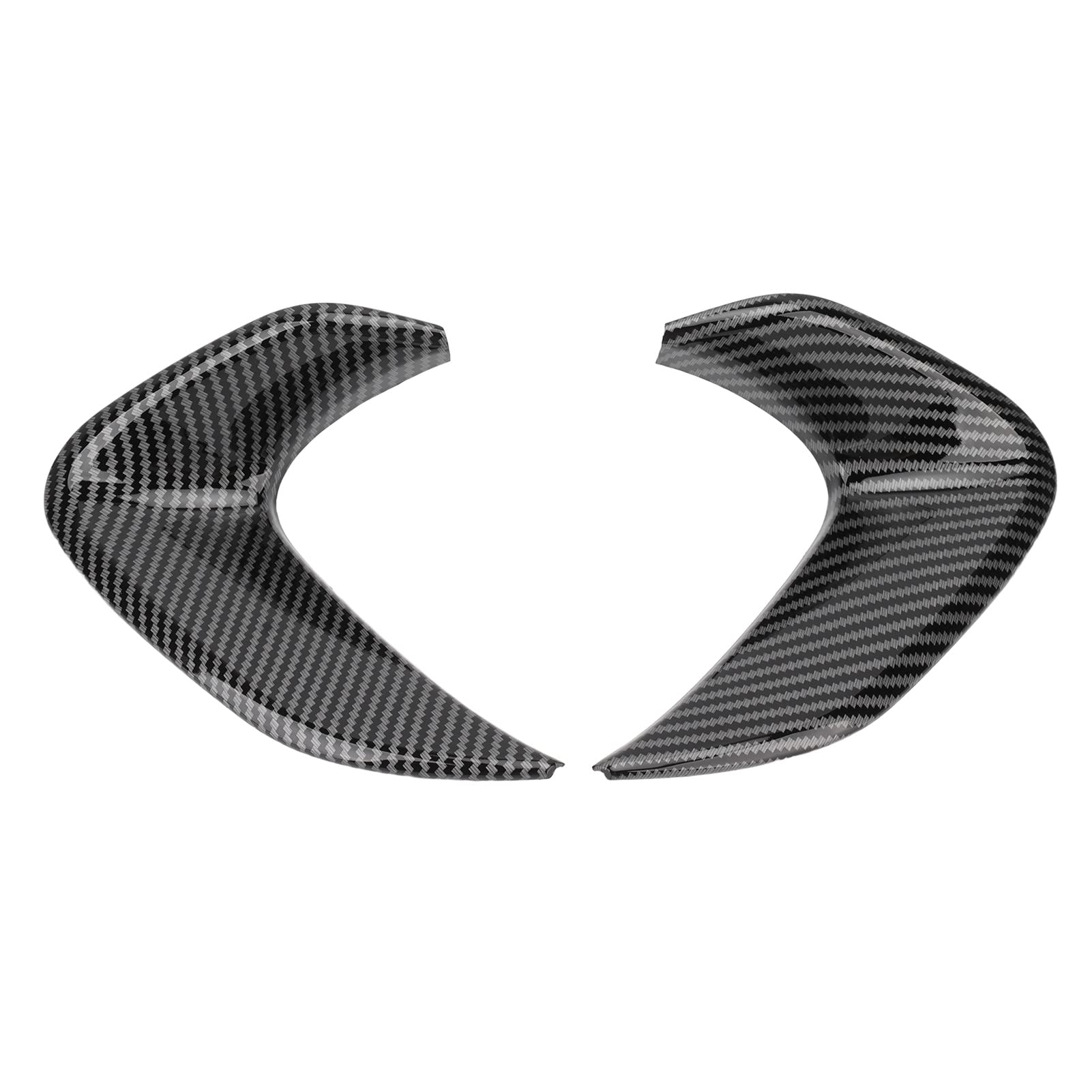 Lot de 2 Garnitures de Calandre à Rayures, Kikuo Blue Garnitures de Calandre Grill Insert Garnitures Compatible avec voiture Série 1 2 3 4, F20 F21 F40 F22 F23 F24