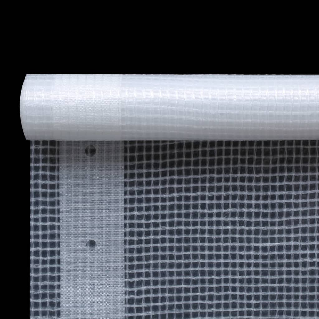 Bâche Leno 260 g/m² 4 x 4 m Blanc - 2