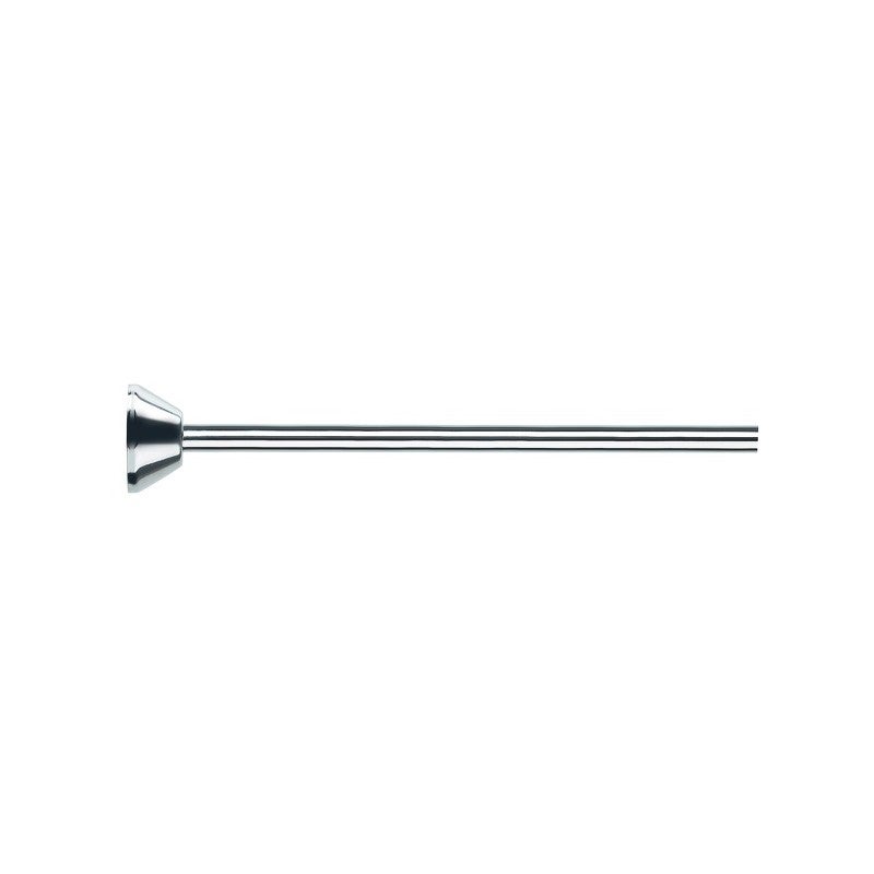 Tringle Rideau Douche Angle Sans Perçage - Acier Inox 304 - Réglable 75-105x115-175cm - 18 Anneaux