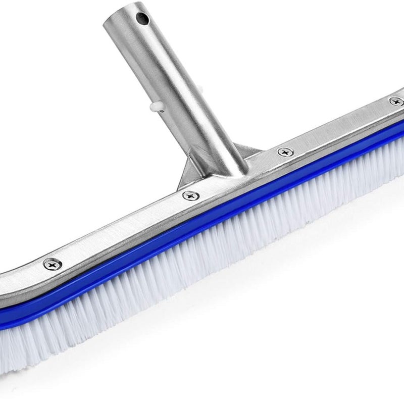 Szczotka do basenu Tête de Brosse Premium 18 cali, aluminiowa szczotka do czyszczenia basenów, spa, wanien, ścian, płytek