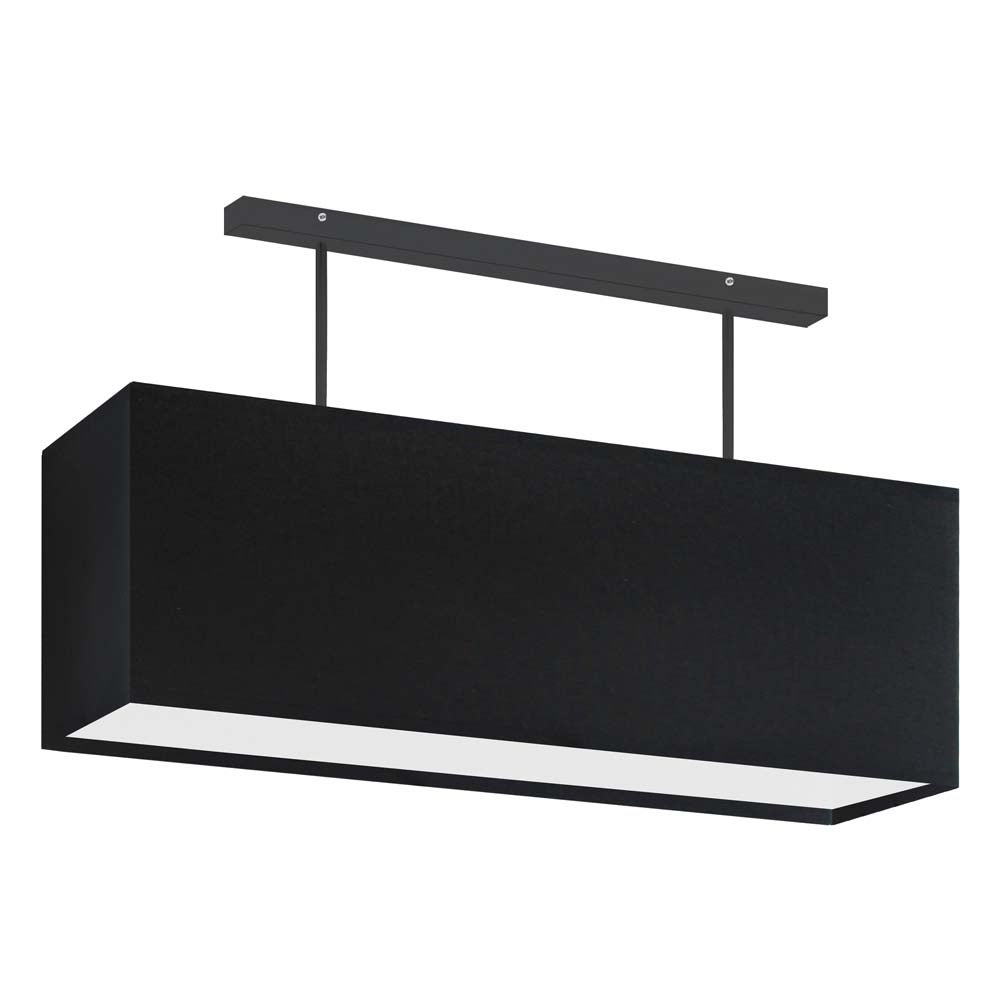 Lampa żyrandol plafon sufitowa z abażurem prostokąt MONO P4