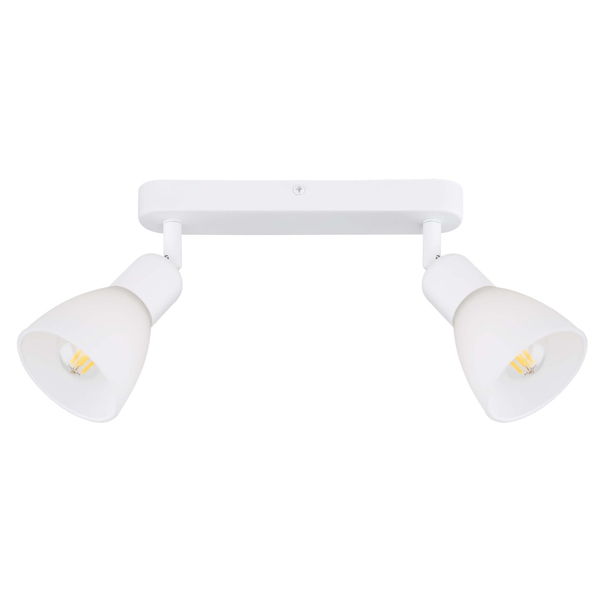 Kinkiet ścienny Malta biały 2xE14x40W wym: 8 x 24 x 17 cm szkło IP20 Light Prestige