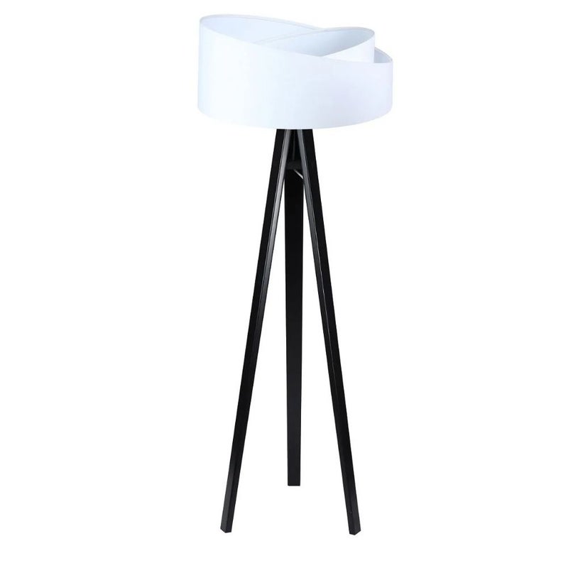 Lampa stojąca GEMSTONE biała/czarna
