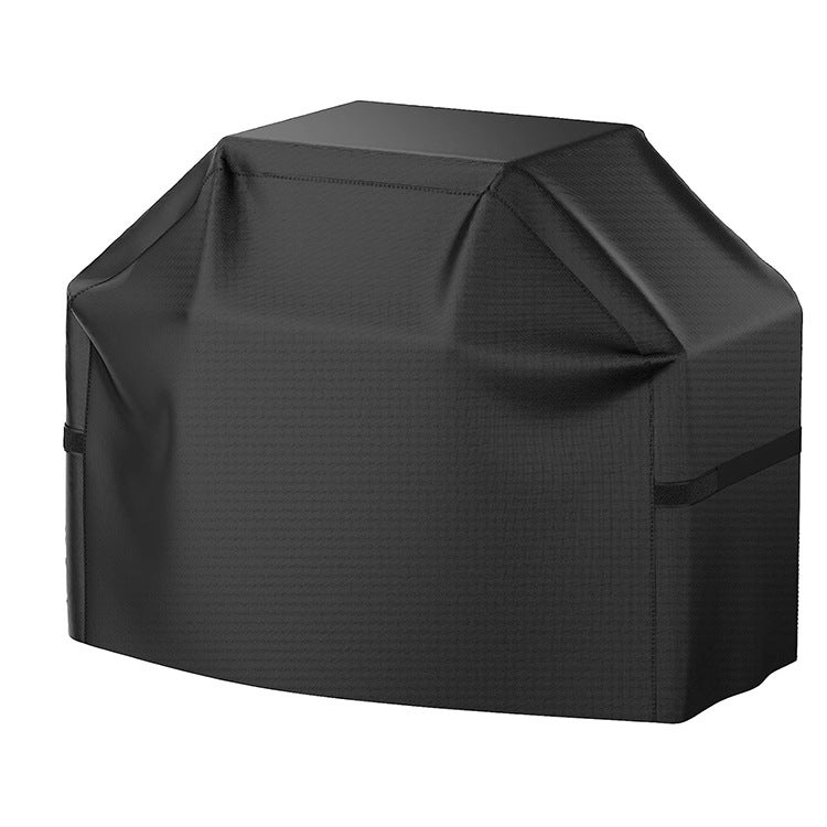 Pokrowiec na grill zewnętrzny 210D (z rzepem z boku), czarny + torba do przechowywania, 170*61*117cm