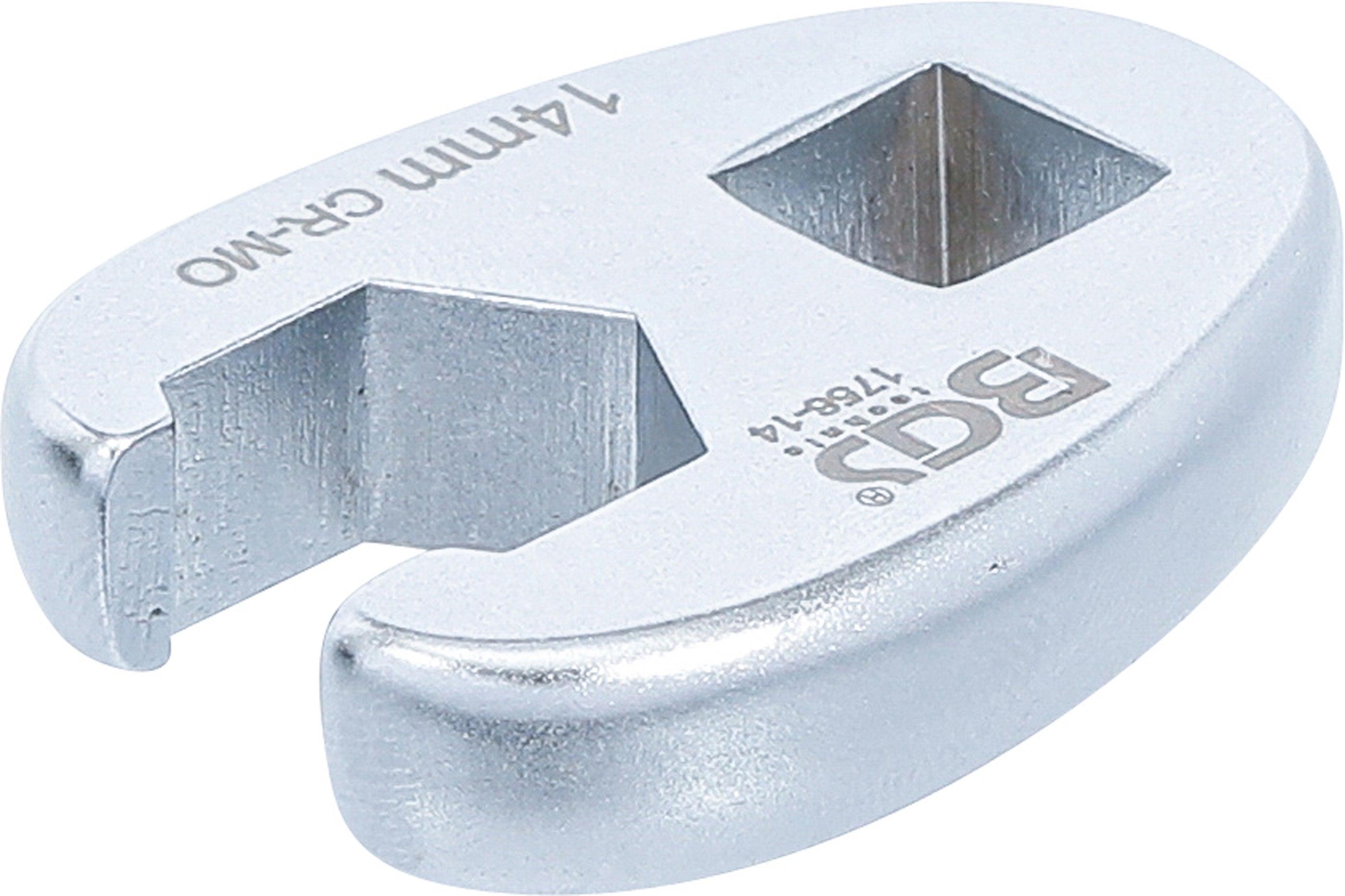BGS Klucz Hahnenfuß z napędem wewnętrznym kwadratowym 10 mm (3/8") SW 14 mm - 1756-14