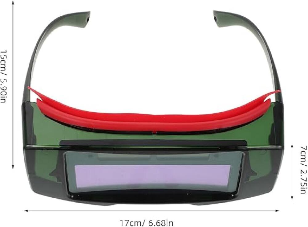 Lunettes de Soudage à Assombrissement Automatique Protection Anti-Chocs Polycarbonate Robuste Monture Ergonomique Noire Lunettes de Sécurité pour Soud - 2