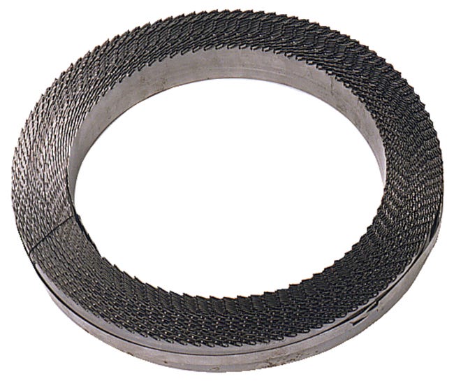 1 Rouleau de 50 mètres Lame scie à ruban en acier trempé Flexback 20x0 ...