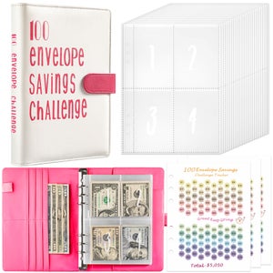 Carpeta con Sobres para Presupuesto de Ahorro Rose red Leroy Merlin