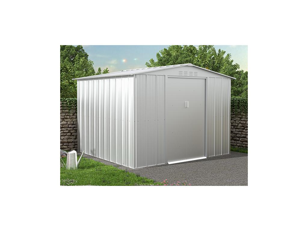 Abri De Jardin Métallique 1,3 M² - Rangement Extérieur Résistant Pour Outils Et Vélos