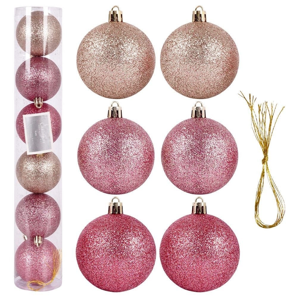 44 Boules De Noël Incassables Multicolores - Déco Sapin Résistante Avec Cordons Inclus - Set De Décoration Festif - 12