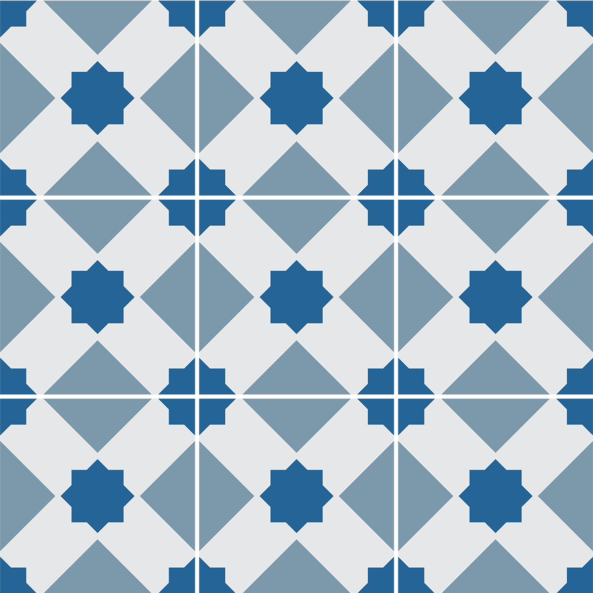 9 adesivi piastrelle azulejos Rachela - Sticker adesivo - adesivi murali - 9stickers10x10cm - 2