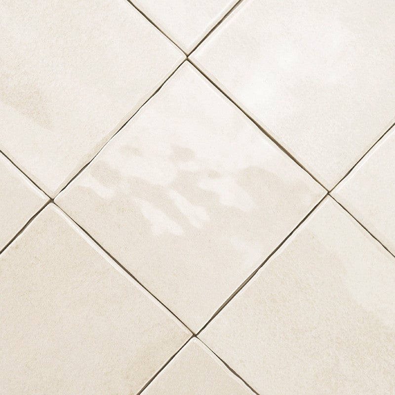 Carrelage Grès Cérame Sol/Mur Morocco Ivoire | 10 x 10 cm - 5