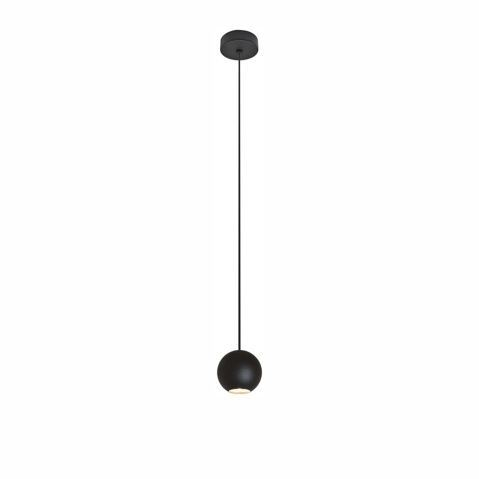 Lampă suspendată Bora 8,5W 36° 2700K Negru Mat - Iluminare LED de înaltă performanță de precizie pentru utilizare în interior - Beneito & Faure