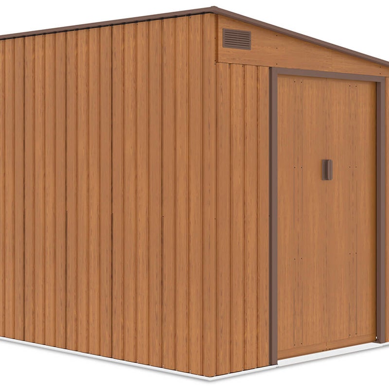 Domek Ogrodowy Narzędziowy na Narzędzia Szopa JASPER 257x214cm Metalowy 1 szt