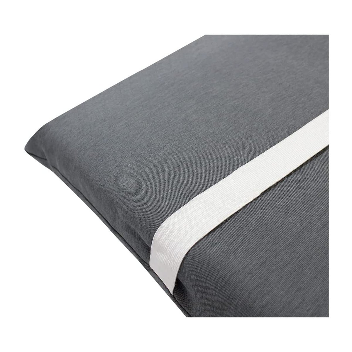 Acomoda Textil – Colchón Tumbona de Guata con Espuma de Alta Densidad. (Gris Oscuro, 180x55x5 cm) - 2