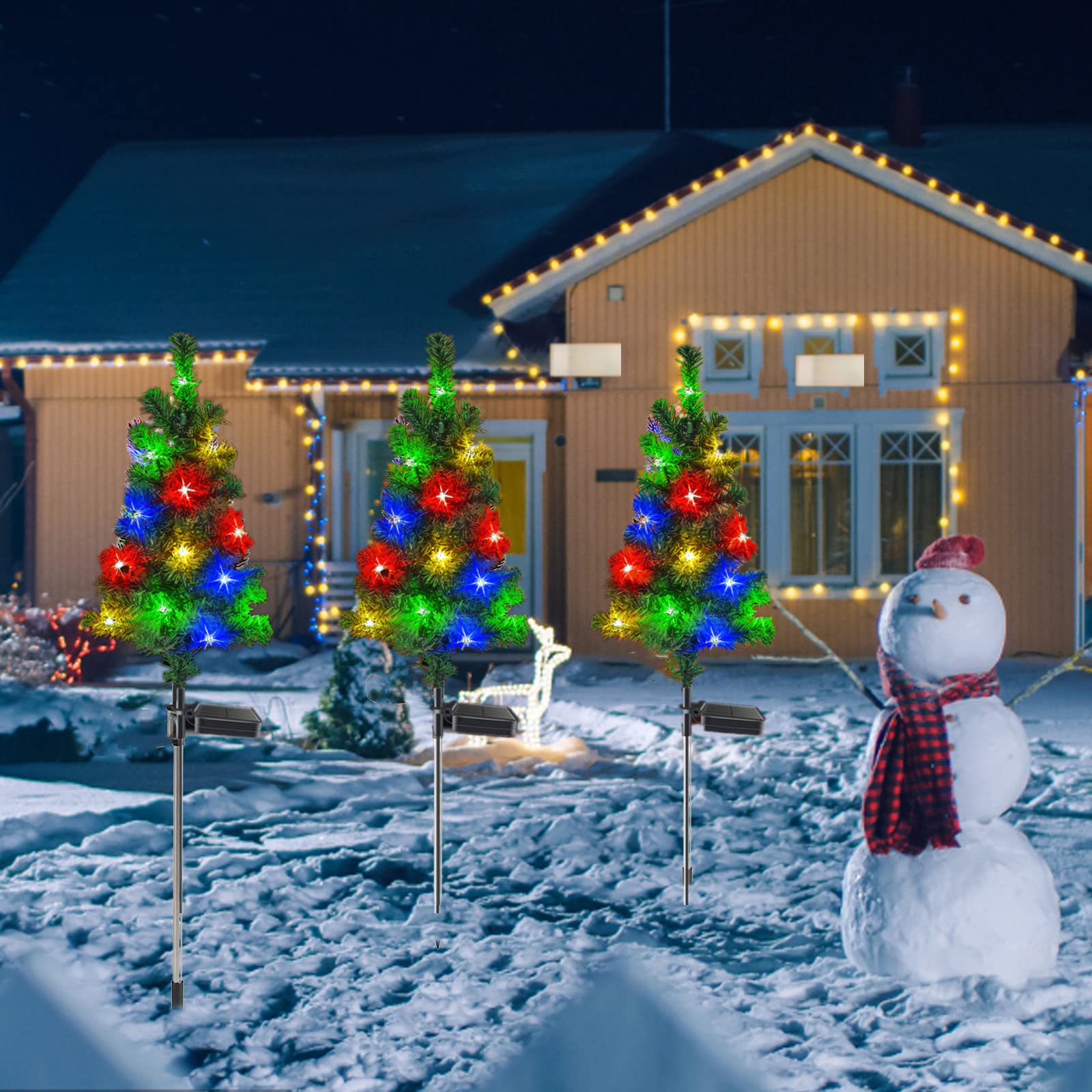 6 Luci Solari Natalizie Dynaming A Doppio Uso | LED Edison Caldo, Paletto Da Giardino E Lanterna Appendibile, IP44, Ricaricabili 900mAh