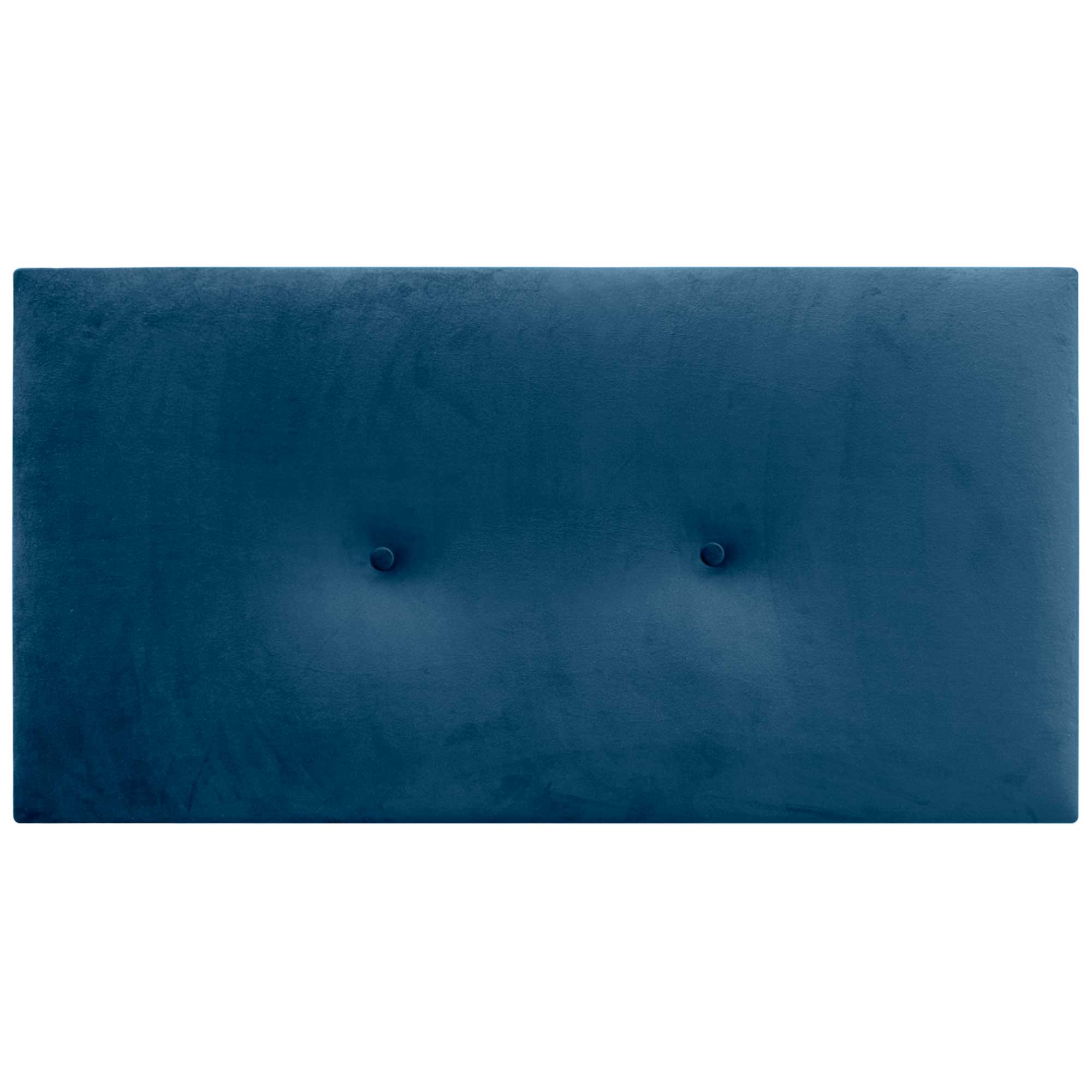 DHOME Testiera in velluto liscio con bottoni alta gamma moderna testiera imbottita per letto di lusso (Blu, 90x50cm) - 3