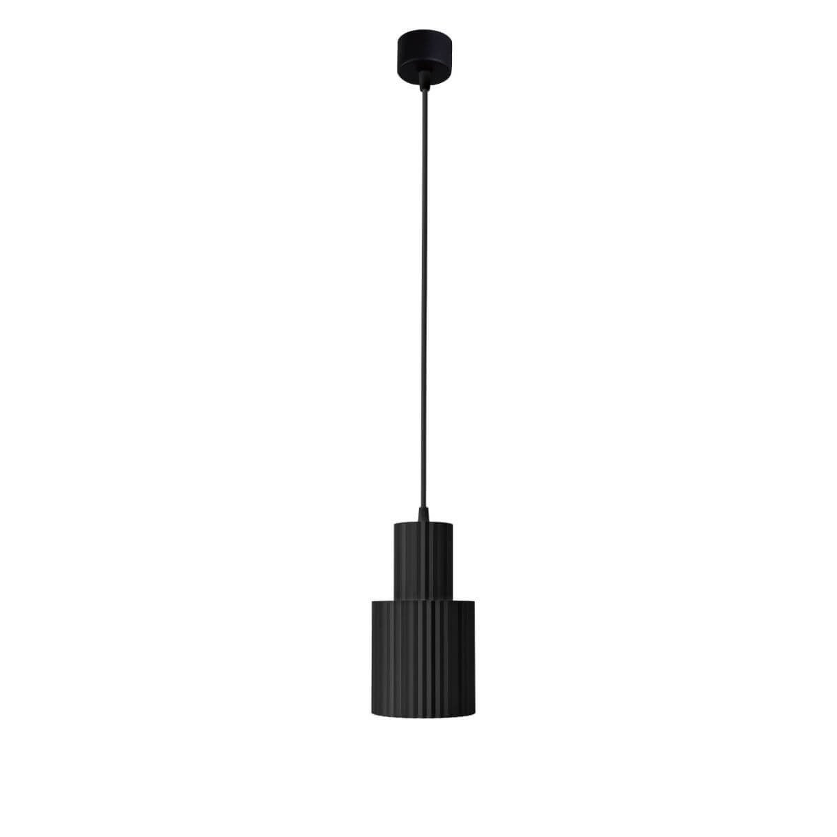 Lampa sufitowa wisząca Tokio czarna 1xE27x60W tuba wym: 172 x 12 x 12 cm metal Light Prestige