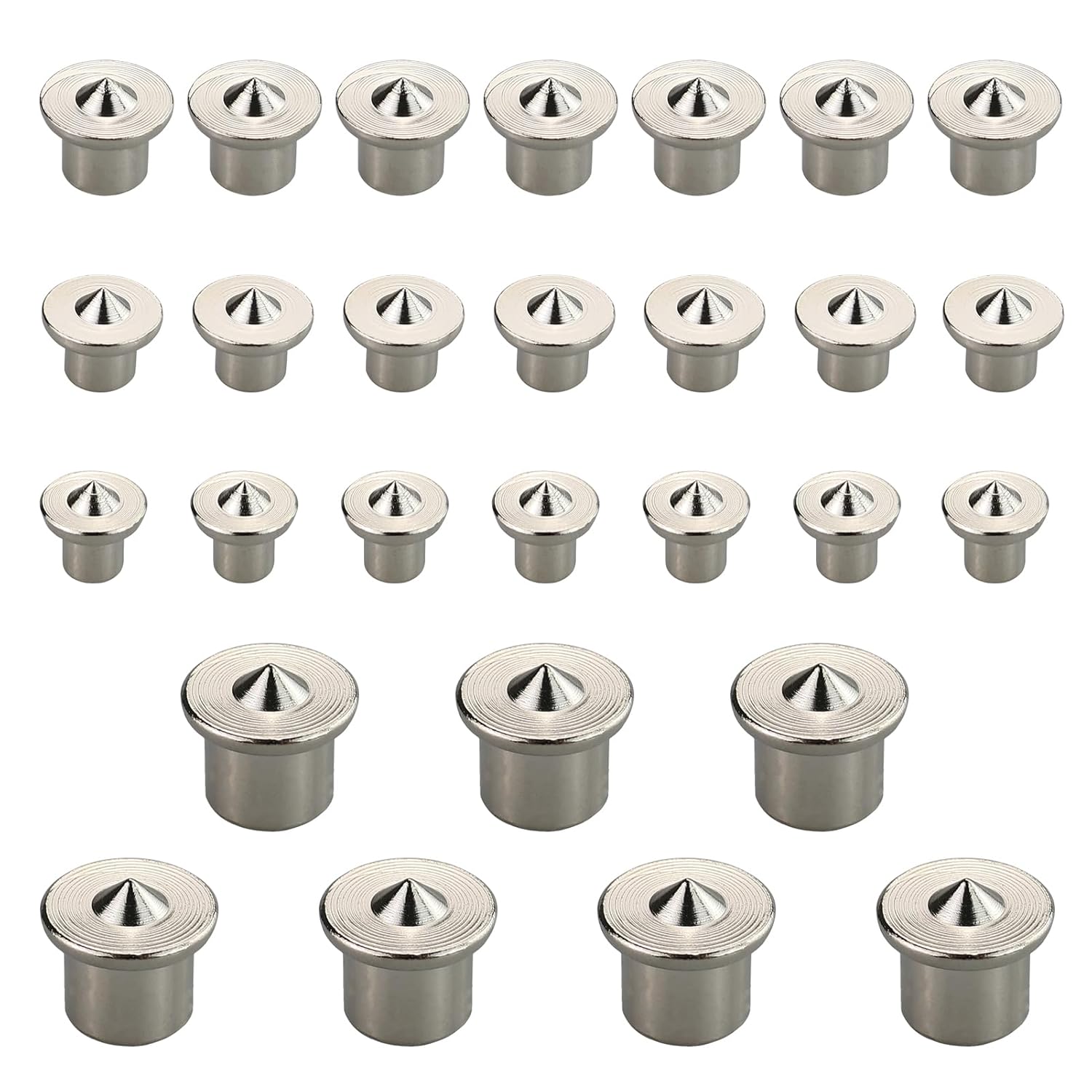 Zestaw 28 kołków centrujących z litego drewna - 6 mm, 8 mm, 10 mm, 12 mm - Kołki centrujące do obróbki drewna - Narzędzia do wiercenia