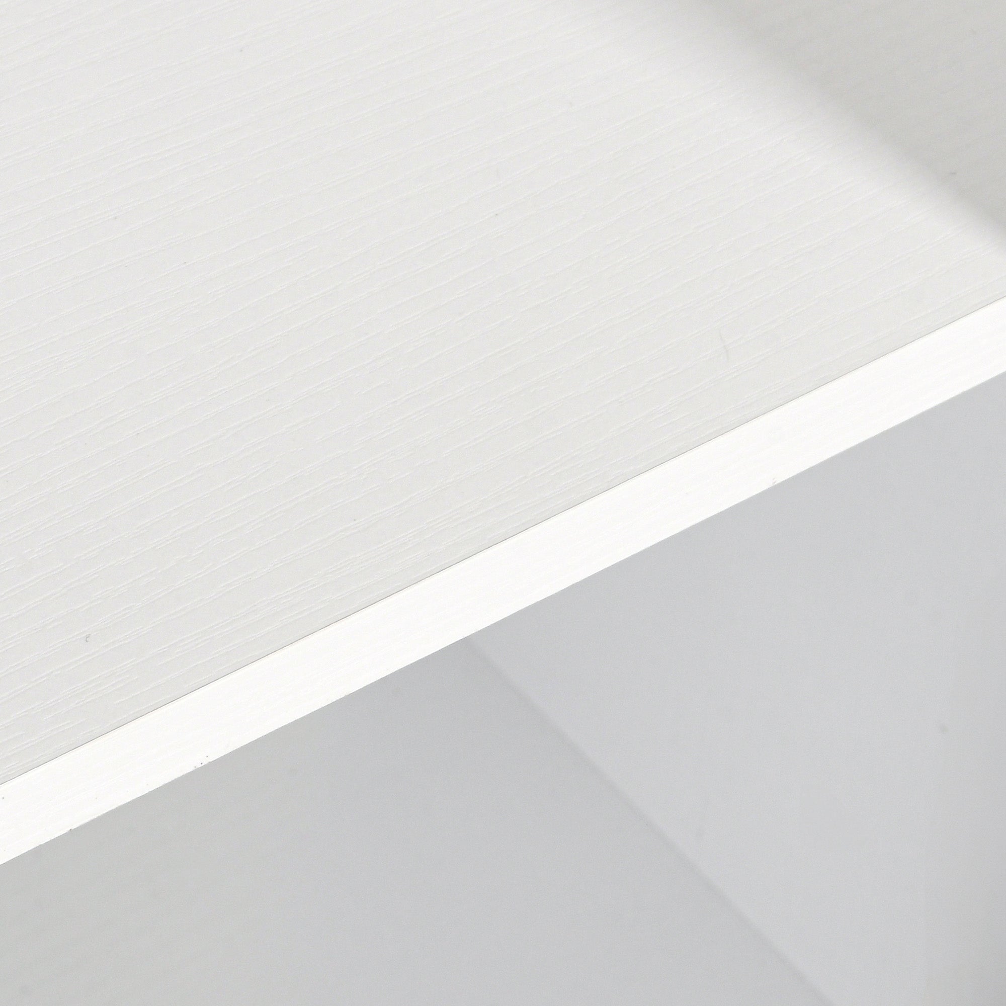 YITAHOME Bibliothèque avec 5 étagères - Autoportante - Chambre à Coucher - 54 x 40cm - Blanc - 10