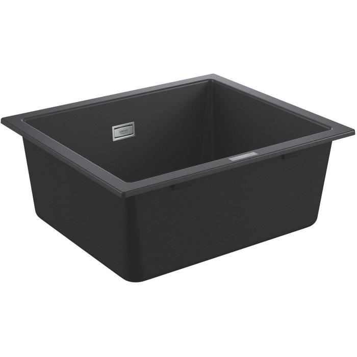 Grohe K700 Evier de Cuisine à encastrer par dessous Quartz Noir Granite 533 x 457 (31654AP0) - 6