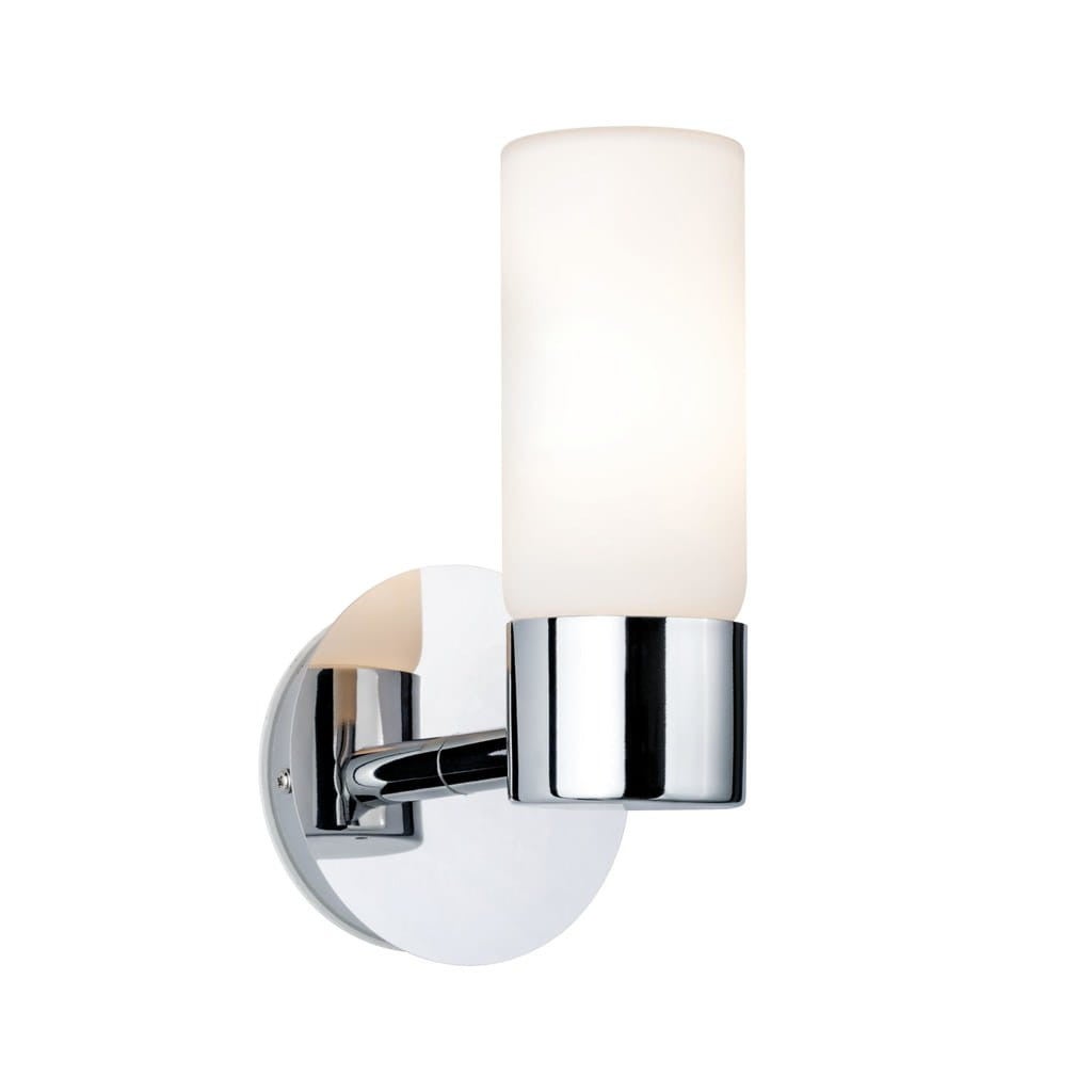 Kinkiet ścienny ELEON chromowany biały 1xG9x15W szkło wym:20,3x10,5x13,5cm IP44 Paulmann