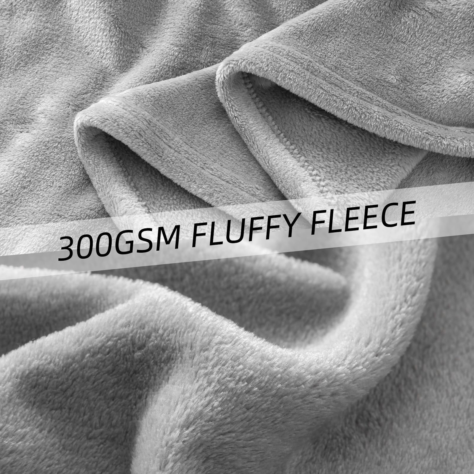 Good Nite Morbida coperta in pile, 230 x 270 cm, coperta per divano, morbida e grande, coperta per adulti, coperta calda, lavabile in lavatrice, color - 3