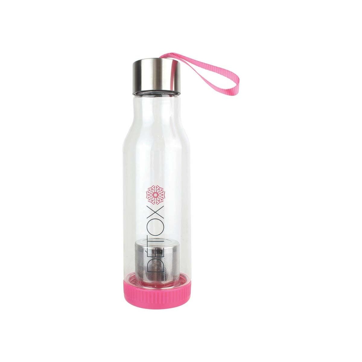 DET o２bottlesdetox Botella Detox con infusor de té integrado 500 ml | Leroy Merlin