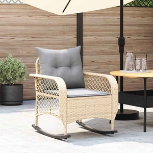 Sedia A Dondolo Da Esterno Regolabile – Con Cuscini Rimovibili | Per Patio, Piscina, Giardino (rosa)