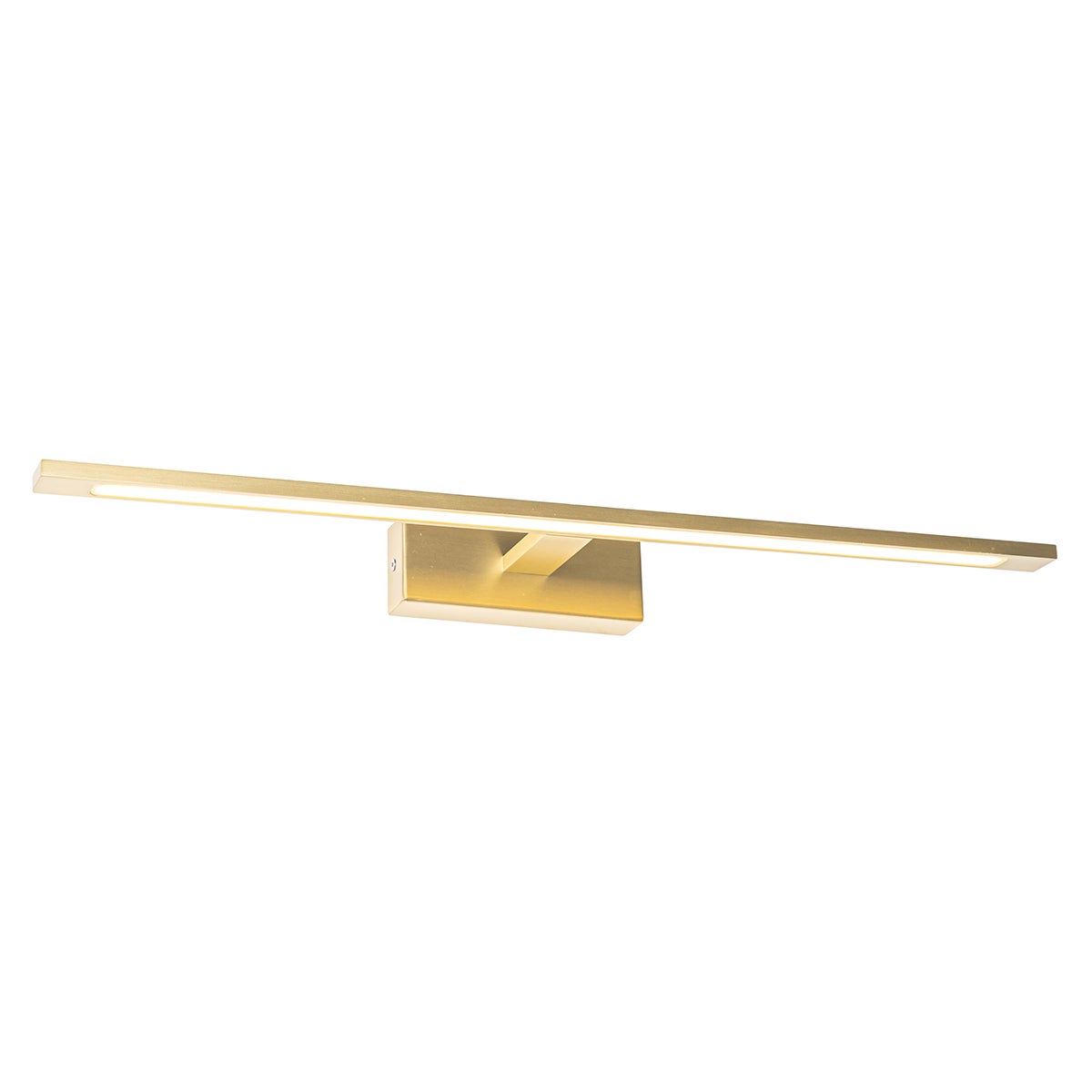 Qazqa design applique murale - Jerre - doré/laiton, led intégrée 22w incluse, Integrated led, 2700k, blanc chaud, 62cm, IP44, - 9