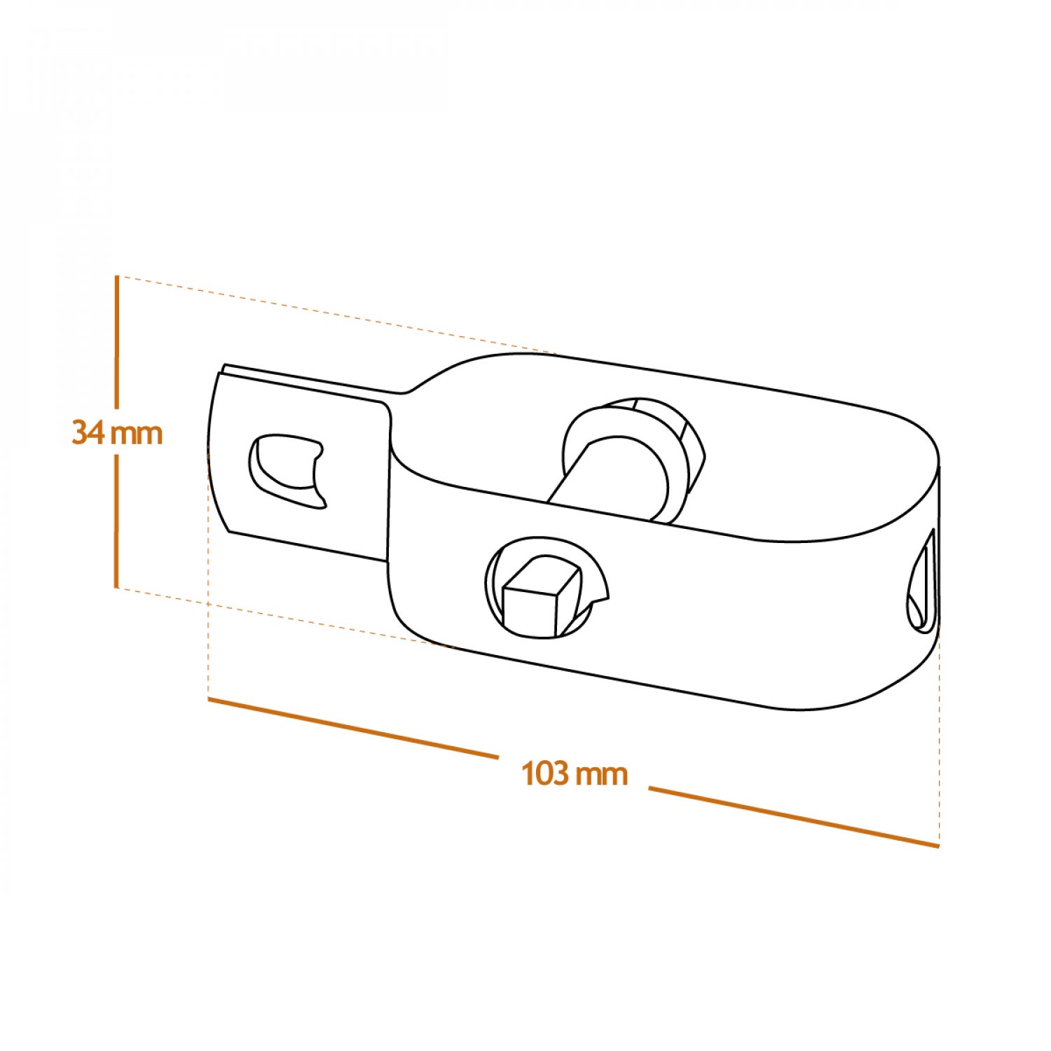 Tendeur en acier galvanisé plastifié N°3 pour fil de grillage ou autre - Vert - Linxor - 2