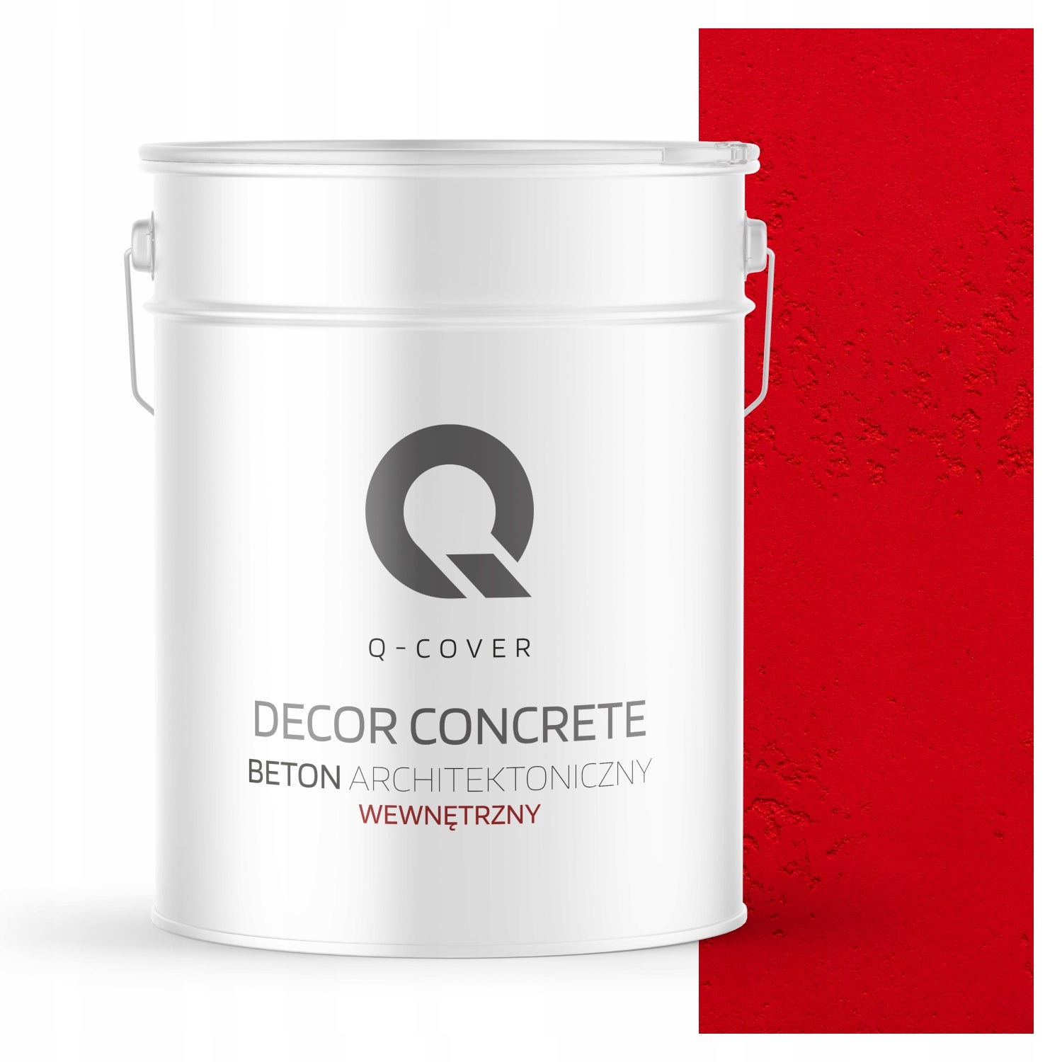 Beton Architektoniczny Wewnętrzny Q-Cover Czerwony Ognisty H3616 15KG
