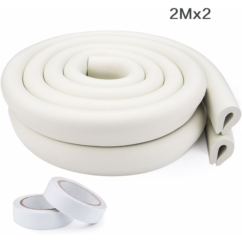 Set 9 Fermaporte In Schiuma EVA - Antipizzicamento Per Bambini E Animali, Trasparente - Foto 10