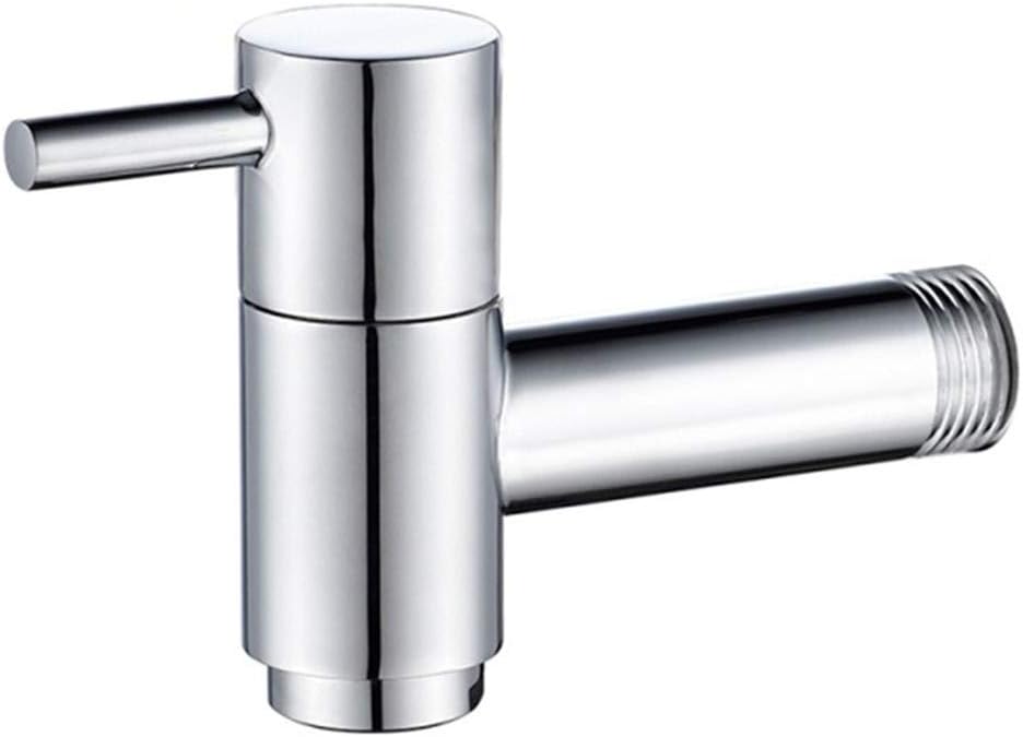 Kran ścienny z zimną wodą do łazienki, ogrodu, mopa, basenu i pralki; chrom