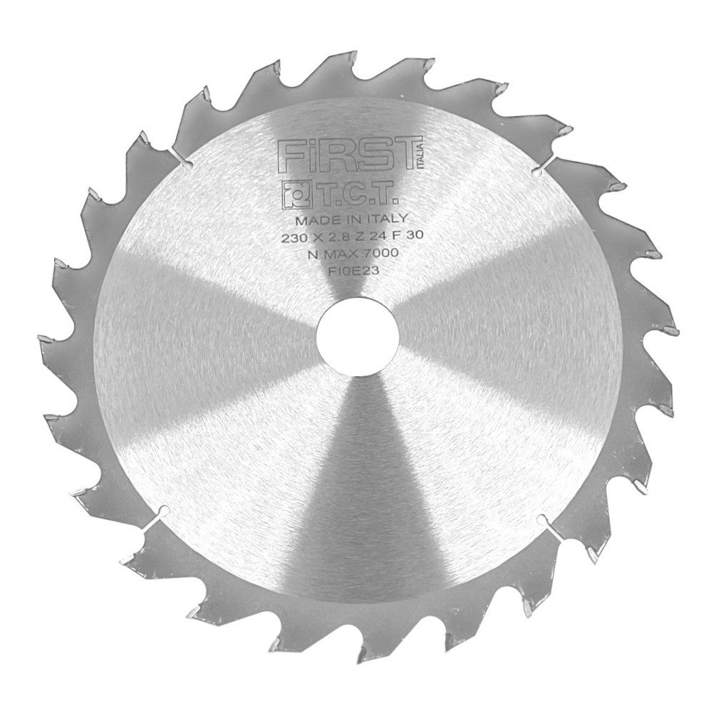 Lame de Scie Circulaire HM D. 230 x Al. 30 x ép. 2,8/1,8 mm x Z24 Alt ...