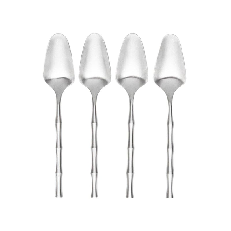 Zestaw łyżeczek do herbaty NINGBO srebrnych matowych 4 szt. HOMLA