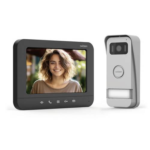 Visiophone couleur - 2 fils - double commande - Avidsen Prima - Avidsen - 112300