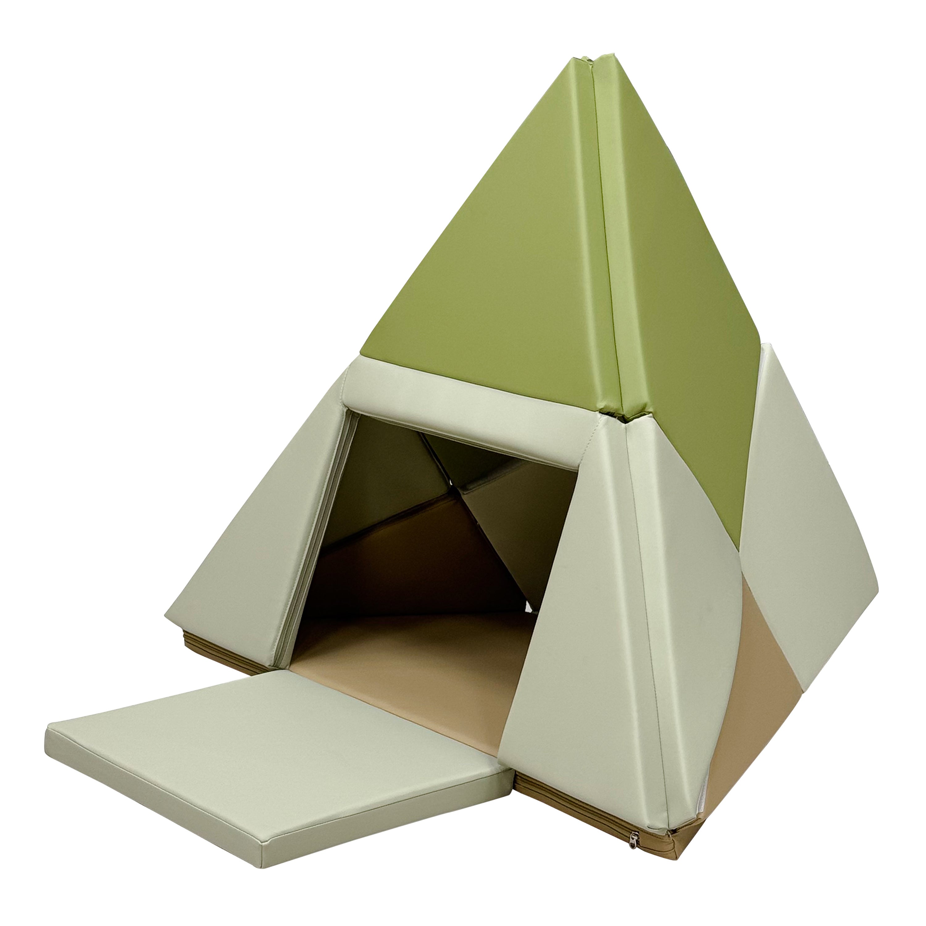 Parcours Motricité - SUNNY - Beige - 12 Blocs Souples - Mousse EPE - À
