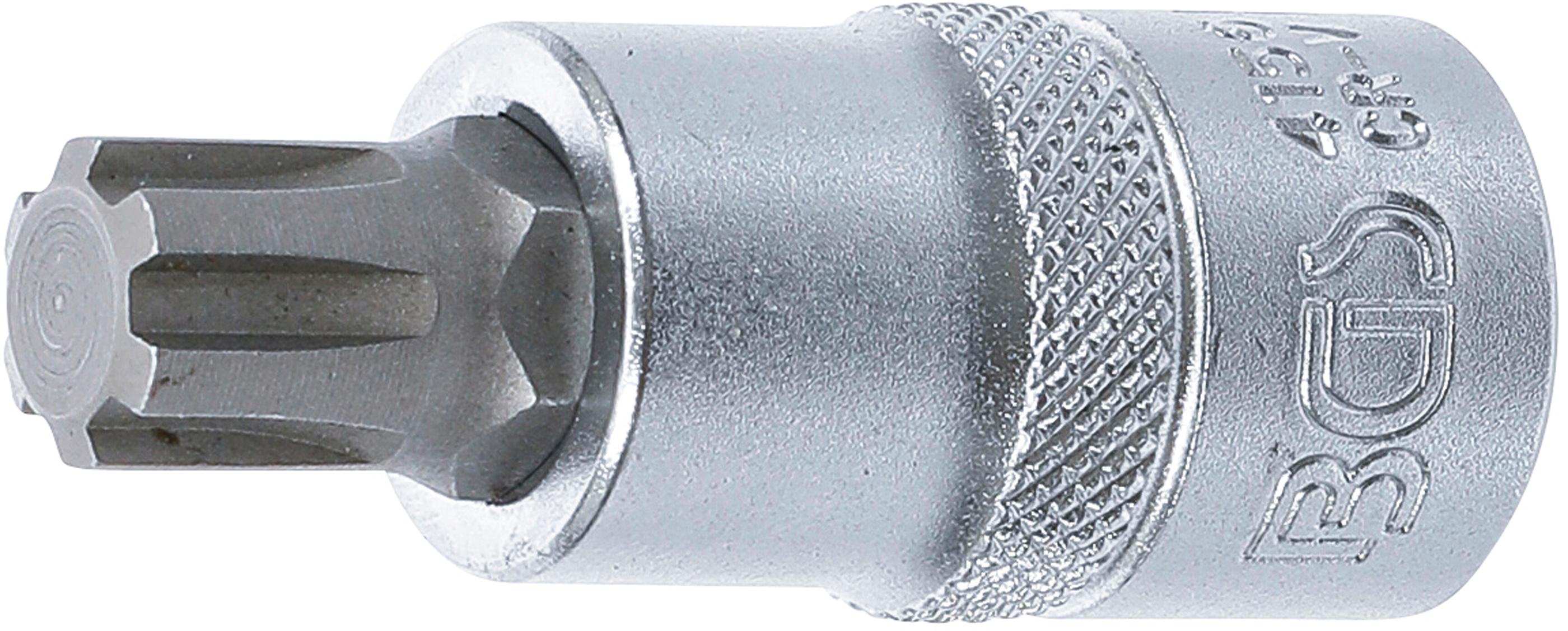 BGS Bit-Nasadka napęd kwadrat 12,5 mm (1/2") profil klinowy (do RIBE) M12 - 4156